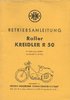 Ersatzteilliste für Kreidler Roller R50