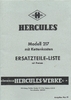 Ersatzteilliste Hercules Modell 217