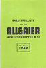 Ersatzteilliste Allgaier Ackerschlepper R 18