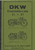 DKW Ersatzteilliste 31 und 21