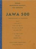 Ersatatzteilliste  Jawa 500