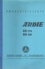 Ersatzteilliste Ardie BD 176 / BD 201