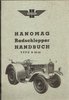 Bedienungsanleitung Hanomag Radschlepper Type R 38 R45