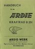Handbuch für das Ardie Kraftrad B 251