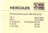 Hercules Betriebsanleitung Nr. 685 008 00 03