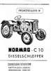 Ersatzteilliste  für den Normag C 10 Dieselschlepper