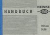 Handbuch Heinkel  Roller 150 ccm