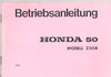 Betriebsanleitung Honda 50