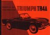 Bedienungsanleitung   Triumph TR 4 A