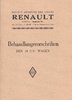 Bedienungsanleitung   Renault 10  CV