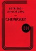 Bedienungsanleitung Chevrolet Modelle 1938