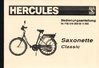 Bedienungsanleitung Hercules Sachs Saxonette Classic